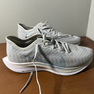 Pre Owned Nike Zoom Pegasus Turbo 2 Women Size 8 Gray Running Shoe AT8242-006